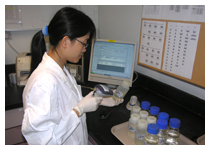 Registration of microbiological samples