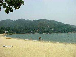 A close-up shot of Silver Mine Bay Beach