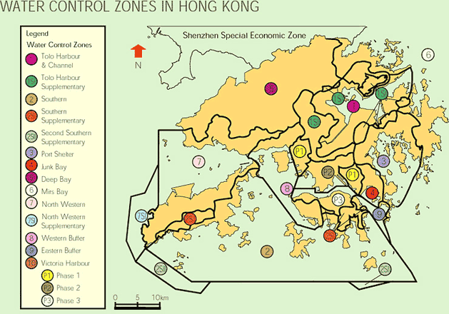 Image of Water Control Zones in Hong Kong