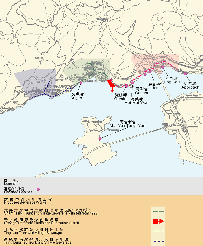 Image of Proposed sewerage works in the Tsuen Wan District