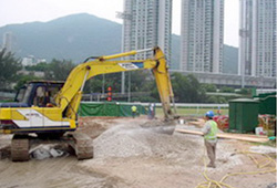 Manual water spraying