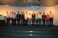 The representatives of Environmental Protection Department in a photo with the guests and guest speaker