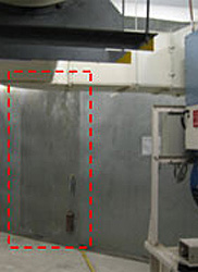 Use of sound proof door.