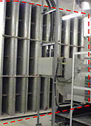 Use of silencers for air inlets/outlets.