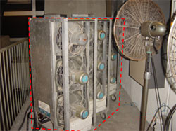Use of dummy load to enhance complete combustion and reduce dark smoke emission.