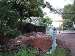 Fly-tipping Black-spot Before Implementation of Control Measures