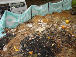 Fly-tipping Black-spot Before Implementation of Control Measures