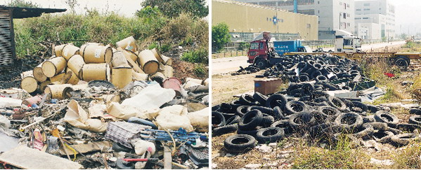 Image of "Fly-tipping" of waste creates eye-sores and problem of hygiene