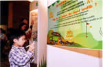 Children learnt the waste treatment process