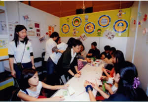 AEON JUSCO Eco Living Club's game booth "Green Creativity"