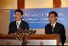 The Secretary for the Environment, Mr Edward Yau (left), and the Director-General of the Guangdong Environmental Protection Bureau, Mr Li Qing, meet the media after the ninth meeting of the Hong Kong - Guangdong Joint Working Group on Sustainable Development and Environmental Protection.