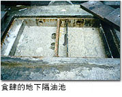 食肆的地下隔油池图片