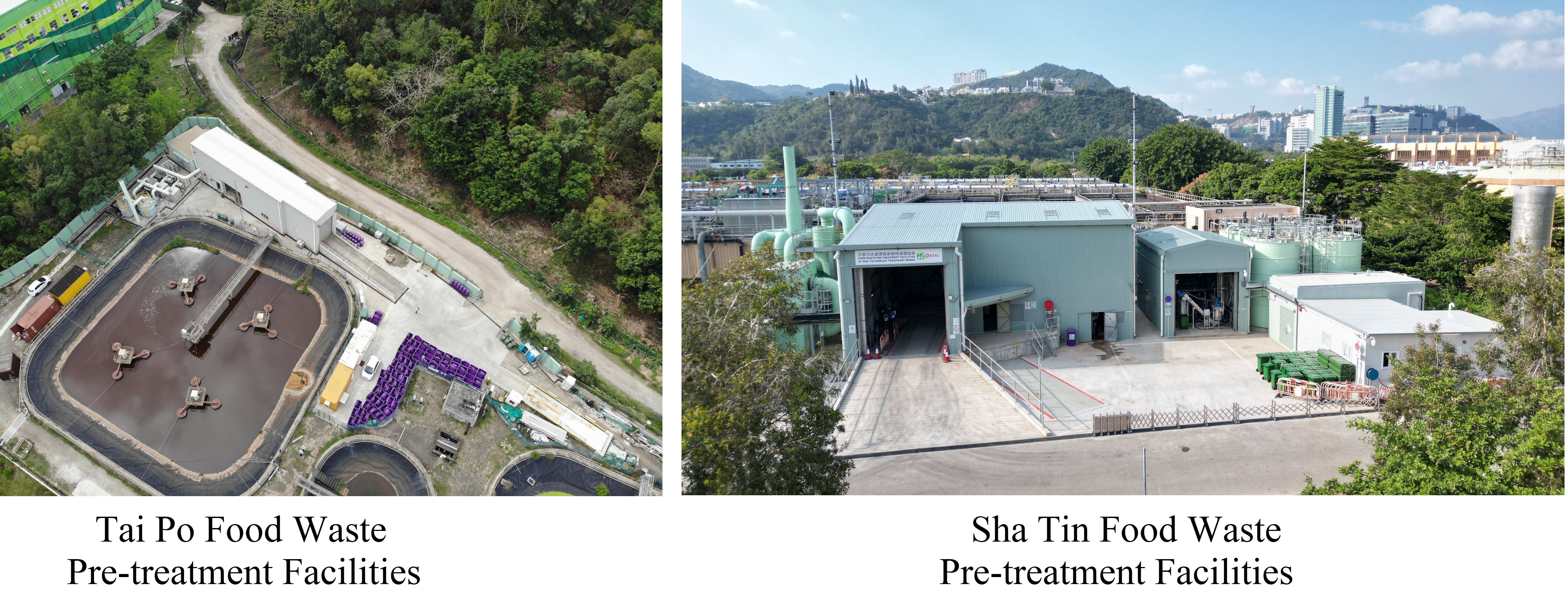 Tai Po and Sha Tin Food Waste Pre-treatment Facilities