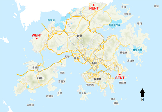 现有策略性堆填区的位置