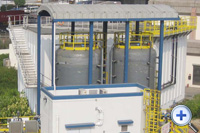 昂船洲污水处理厂前期消毒设施