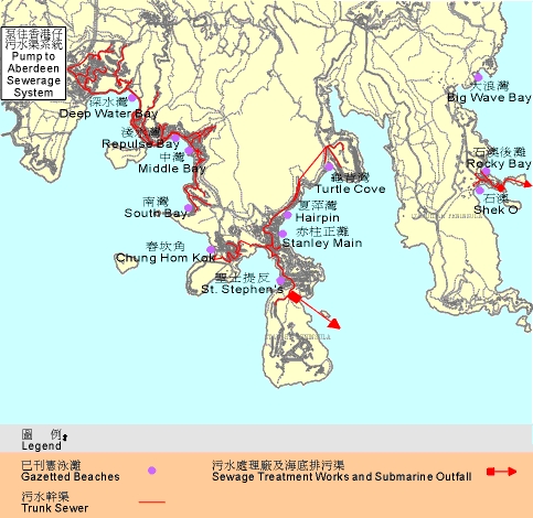 南区的污水渠工程图片