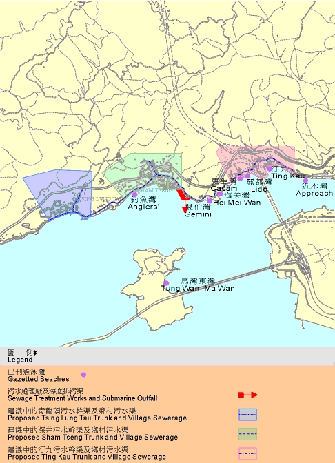 建议中的荃湾区污水渠工程图片
