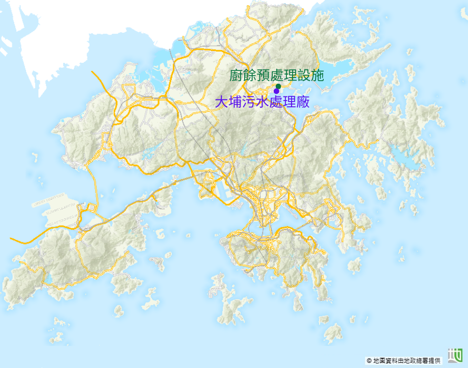 廚餘預處理設施的位置