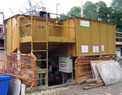 使用凝結劑加強沉澱效果的專利廢水處理裝置